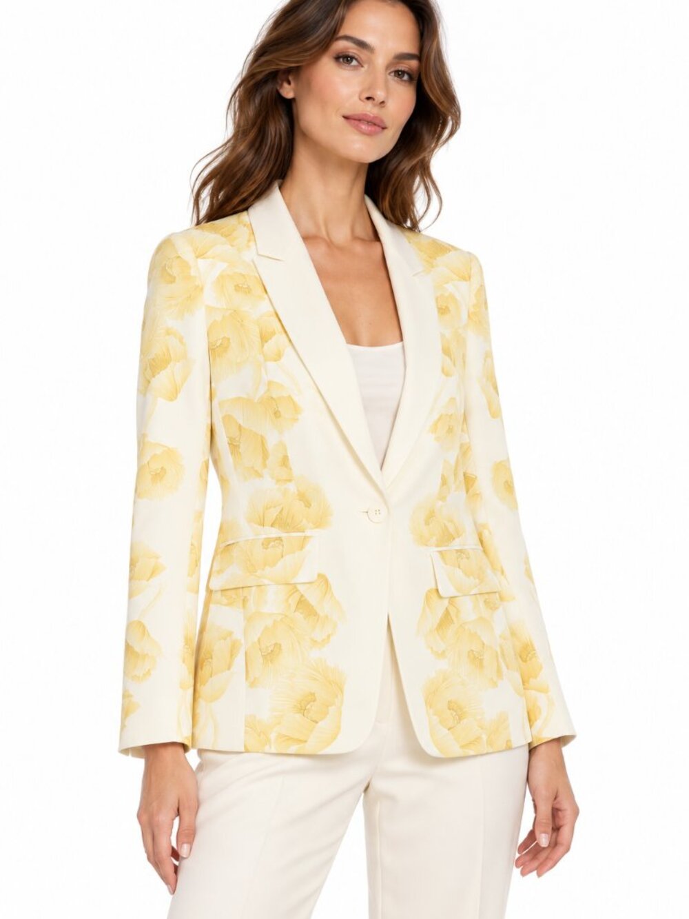 JASON WU Floral Print Blazer – Border Floral Print – Size 4 – NWT